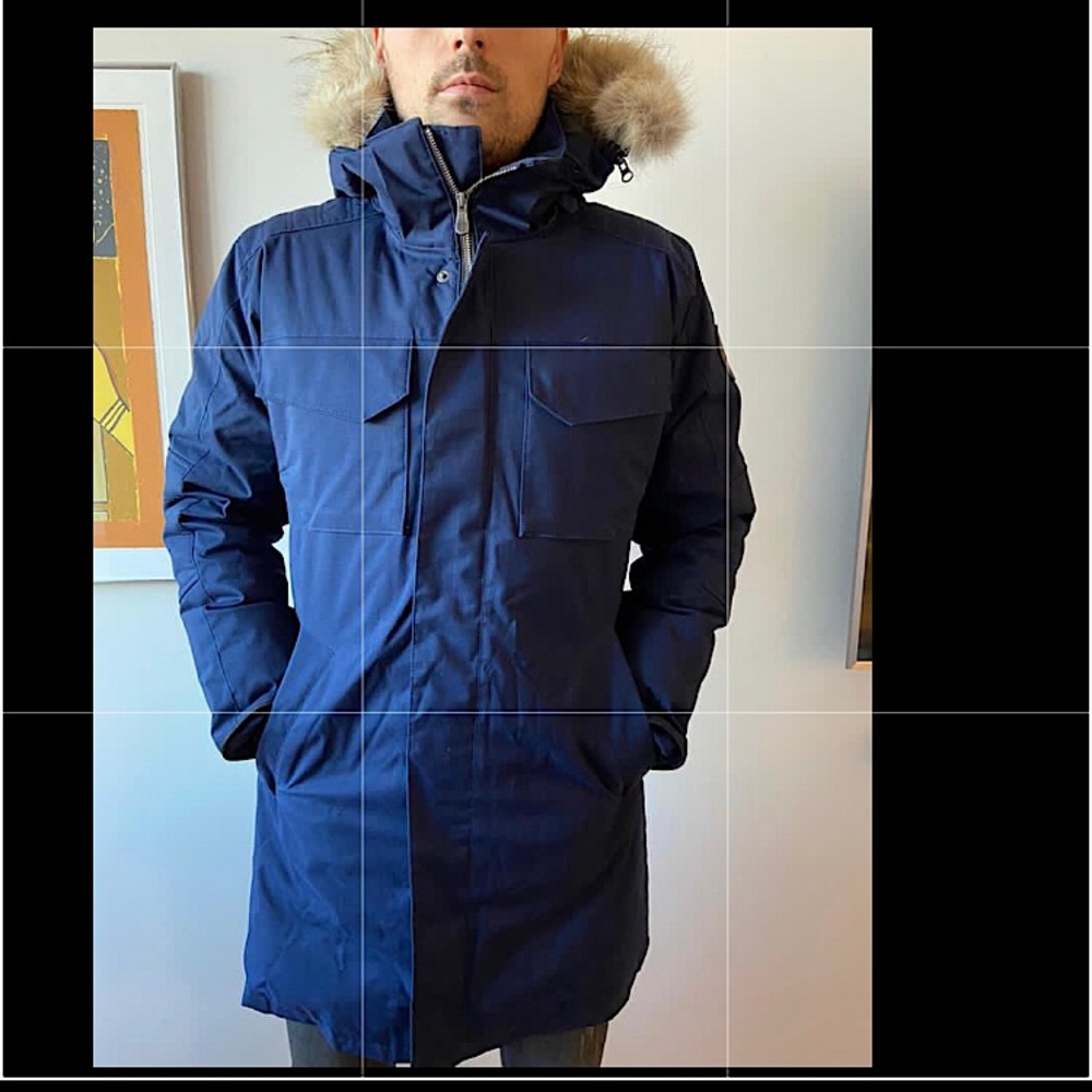 Canada Goose dark blue winter jacket